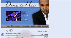 Desktop Screenshot of dariusdehaas.com
